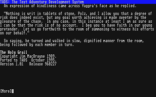 Holy Grail (The) atari screenshot